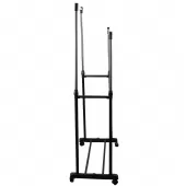 Arara Dupla Regulável Cabideiro Sapateira Aço inox até 25kg - TAR25R