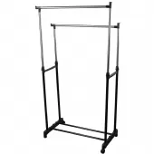 Arara Dupla Regulável Cabideiro Sapateira Aço inox até 25kg - TAR25R
