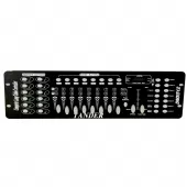 Mesa Iluminação Dmx 512 Controladora Máquina Fumaça