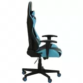 Cadeira Gamer Star X Reclinável Elevação a Gás - Preto / Azul