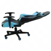 Cadeira Gamer Star X Reclinável Elevação a Gás - Preto / Azul