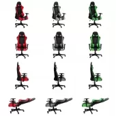 Cadeira Gamer Star X Reclinável Elevação a Gás - Preto / Azul