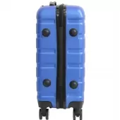 Mala de Bordo Viagem Rígida em ABS 4 Rodinhas 360º com Cadeado - Azul