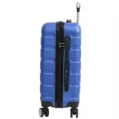 Mala de Bordo Viagem Rígida em ABS 4 Rodinhas 360º com Cadeado - Azul