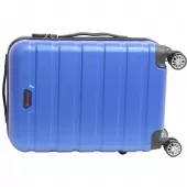 Mala de Bordo Viagem Rígida em ABS 4 Rodinhas 360º com Cadeado - Azul