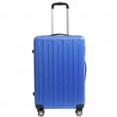 Kit 2 Malas de Viagem Rígidas em ABS 4 Rodinhas 360 - Azul