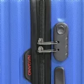 Kit 2 Malas de Viagem Rígidas em ABS 4 Rodinhas 360 - Azul