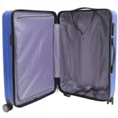 Kit 2 Malas de Viagem Rígidas em ABS 4 Rodinhas 360 - Azul