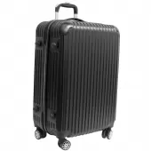 KIT Conjunto De Malas de Viagem P/M/G em Abs - Preto