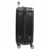 KIT Conjunto De Malas de Viagem P/M/G em Abs - Preto