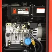 Gerador a Diesel Silenciado 13.12kva Trifásico 220v Partida Elétrica Refrigerado a Ar - NNGD13STA3