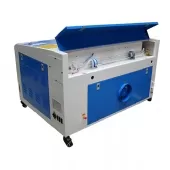 Maquina CNC Router Laser Corte e Gravação 60x40cm com de Mesa Elevação 275mm