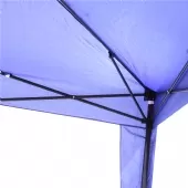Gazebo de Alumínio Articulado Dobrável 3x3m Azul Escuro