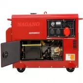 Gerador de Energia a Diesel Silenciado Trifásico 8kva 110-220v Partida Elétrica 60hz - ND9000ES3