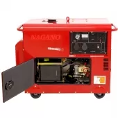 Gerador de Energia a Diesel Silenciado Monofasico 8kva 110-220v Partida Elétrica 60hz - ND9000ES