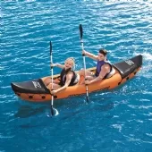 Caiaque Inflável 2 Pessoas 3.21m x 88cm 2 Remos - Lite-Rapid X2 Hydro Force
