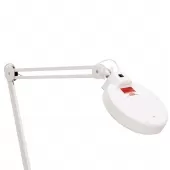 Lupa Luminária Led Tripé Branca Aumento 5x - 110v
