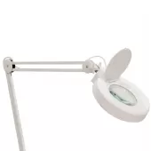Lupa Luminária Led Tripé Branca Aumento 5x - 110v