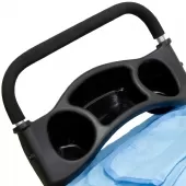 Carrinho de Passeio Pet com Porta Copo para Cães e Gatos - Azul