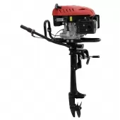 Motor de Popa a Gasolina 6.5 hp 196cc 4 Tempos - Vermelho