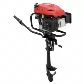 Motor de Popa a Gasolina 6.5 hp 196cc 4 Tempos - Vermelho