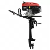 Motor de Popa a Gasolina 6.5 hp 196cc 4 Tempos - Vermelho