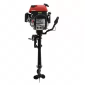 Motor de Popa a Gasolina 6.5 hp 196cc 4 Tempos - Vermelho