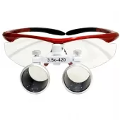 Óculos Lupa Cirúrgica Medico Dentista 3.5x-420 Led 3w