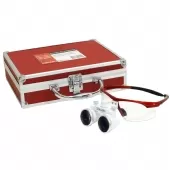 Óculos Lupa Cirúrgica Medico Dentista 3.5x-420 Led 3w