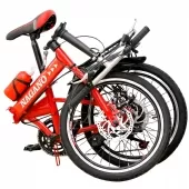 Bicicleta Dobrável Aro 20 Freio a Disco 07 Marchas
