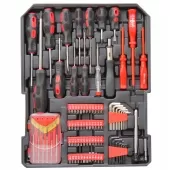 Kit Maleta de Ferramentas com Rodas 186 Peças - NMF186G