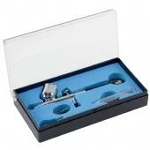 Kit Caneta Aerógrafo Pistola de Pintura 25 PSI Bico 0.3mm com Estojo