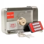 Fechadura Bidirecional Inox com Chave Controle Remoto Portas e Portões Social – NFEBRCI