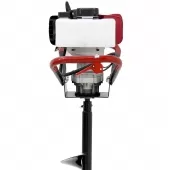 Perfurador de Solo 2hp a Gasolina Broca 200x800mm 1,4Kw Alça Dupla