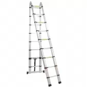 Escada Alumínio Telescópica 5.6 m 18 Degraus