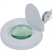 Lupa De Mesa Aumento Led 10x Luminária para Bancada - 110v