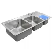 Cuba Pia Cozinha Gourmet Aço Inox com Acessórios
