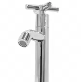 Torneira Lavatório Alta Pratica Abs Cromado Mesa 1/4 V