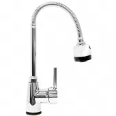 Torneira Gourmet Flexível Monocomando Mesa Cozinha Água Quente e Frio