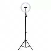 Luz Contínua Led Ring Light 10 pol USB 1200k 3 Tons de Cores