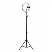 Luz Contínua Led Ring Light 10 pol USB 1200k 3 Tons de Cores