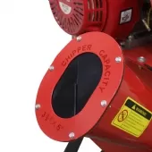 Triturador de Galhos a Gasolina 6,5 hp 4 tempos Capacidade de Trituração 3pol 76mm