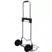 Carrinho de Mão Dobrável Transporte Carga até 70 kg