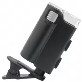 Microscópio Portátil Celular Lupa Zoom 800x Luz UV e Branca