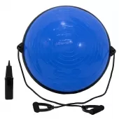 Meia Bola Suiça 58cm com Bomba Ginástica Step