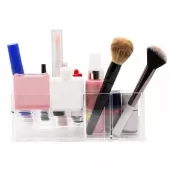 Organizador Porta Maquiagem Pincel Batom Esmaltes Acrílico