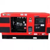 Gerador de Energia a Diesel 33kva Trifásico 380v Silenciado com QTA