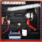 Gerador de Energia a Diesel 33kva Trifásico 380v Silenciado com QTA