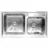 Cuba Aço Inox 304 Dupla Pia Cozinha Gourmet com Acessórios