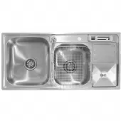 Cuba Aço Inox 304 Dupla Pia Cozinha Gourmet com Acessórios